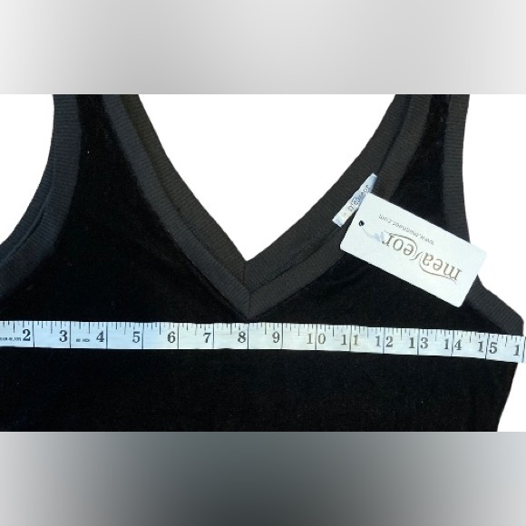 NWT Black Velvet MIDI Dress - Picture 5 of 11